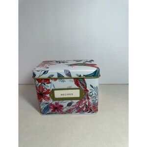 Cypress Floral Recipe Tin Set w/ Mug & 4x6 Recipe Cards – Kitchen
